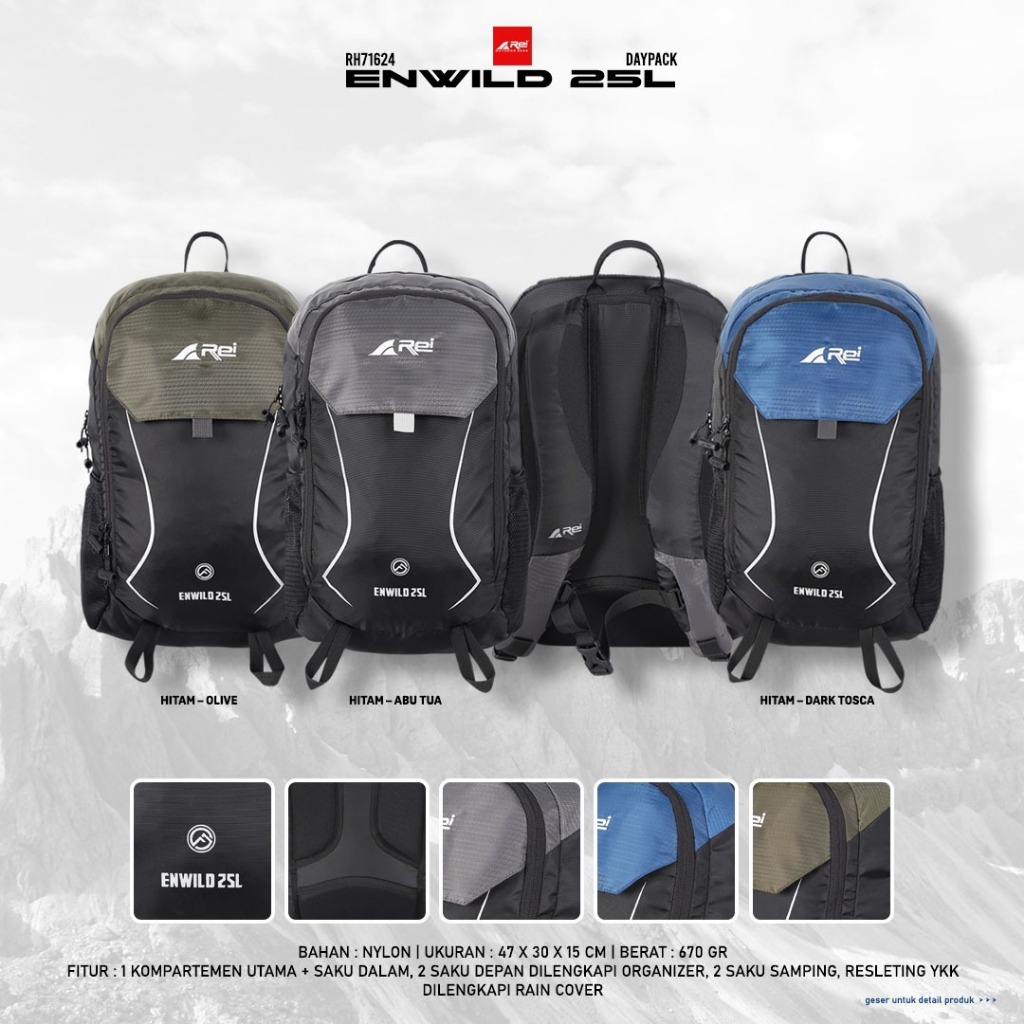 Ransel Enwild Daypack Arei Outdoorgear