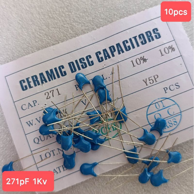 Kapasitor 271pf / 1kv (10pcs)