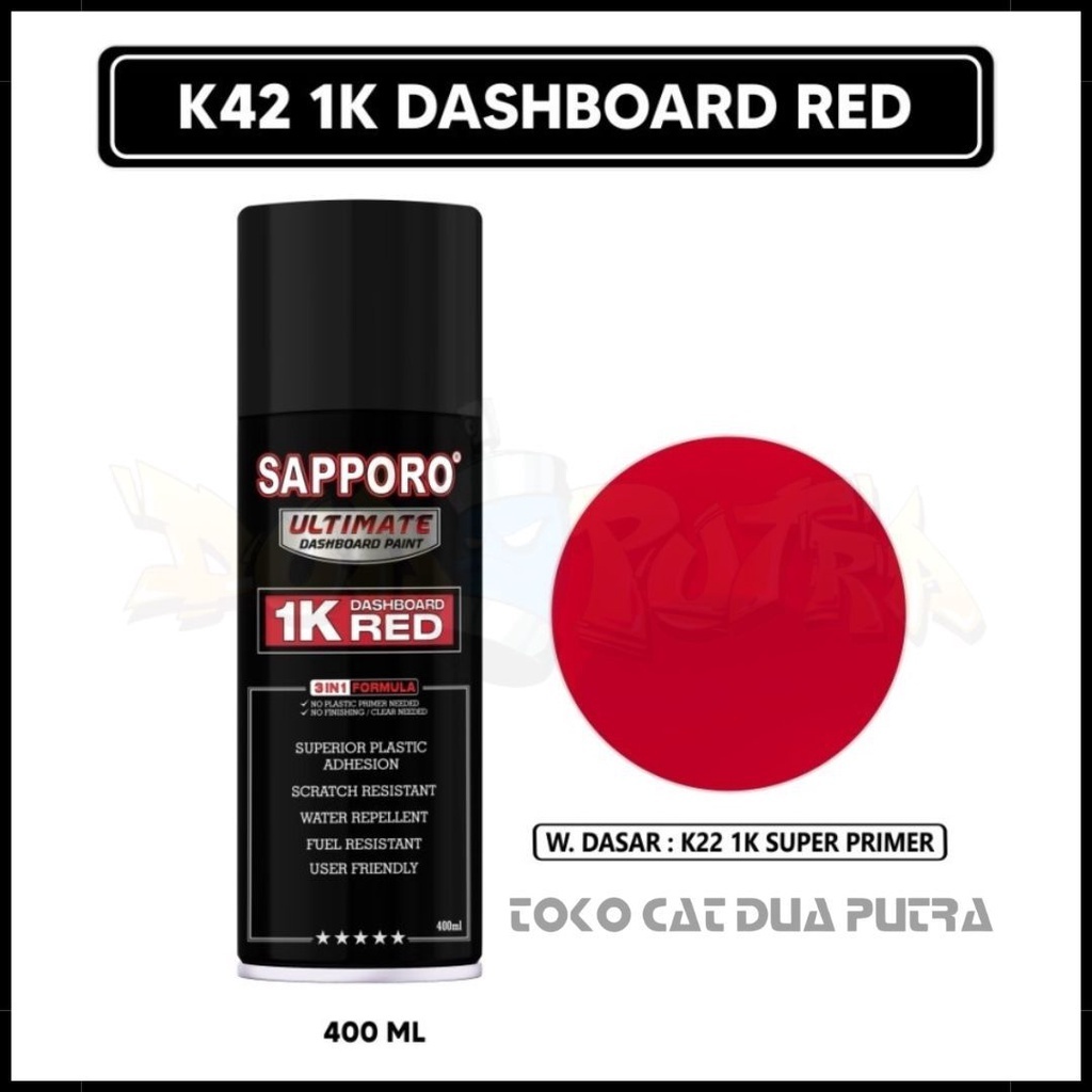Sapporo Ultimate 400ml K42 1K Dashboard Red