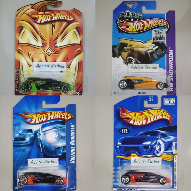hotwheels hot wheels vulture roadster VR1 2001 first editions edisi fright cars halloween hw showroo