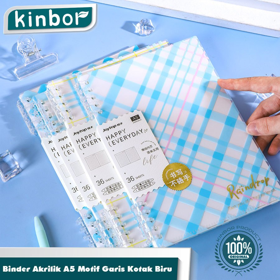 

Buku Tulis Catatan Notebook Ring A5 36 Lembar/ Notebook Journal Buku Binder Loose Leaf