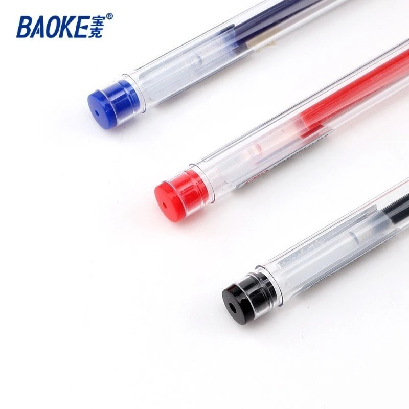 

BAOKE Gel Pen PC880F // Pulpen gel 0.5mm Tanda pena Tinta biru , merah , hitam