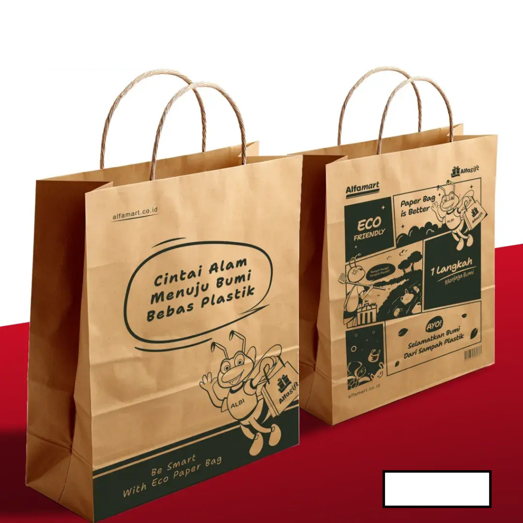 

Spunbond paperbag totebag Alfa Alfagift Alfamart