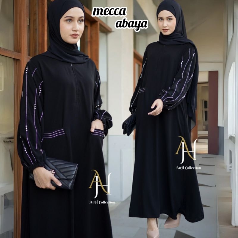 AnH Collection - Gamis Abaya kode 988 Busana Muslim Abaya Turki Gamis Termurah Abayatermurah Busui M