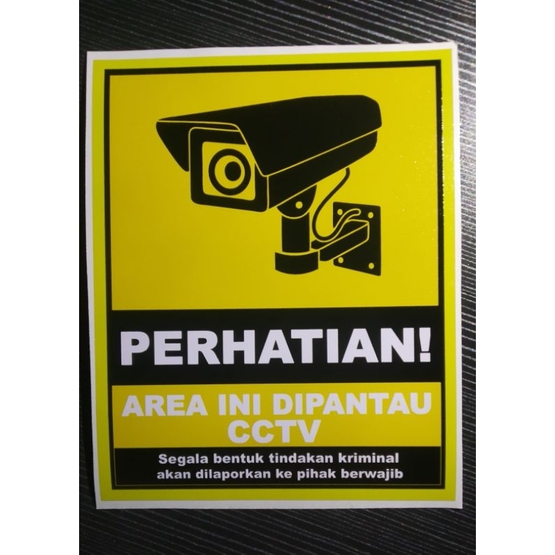 

Stiker cctv