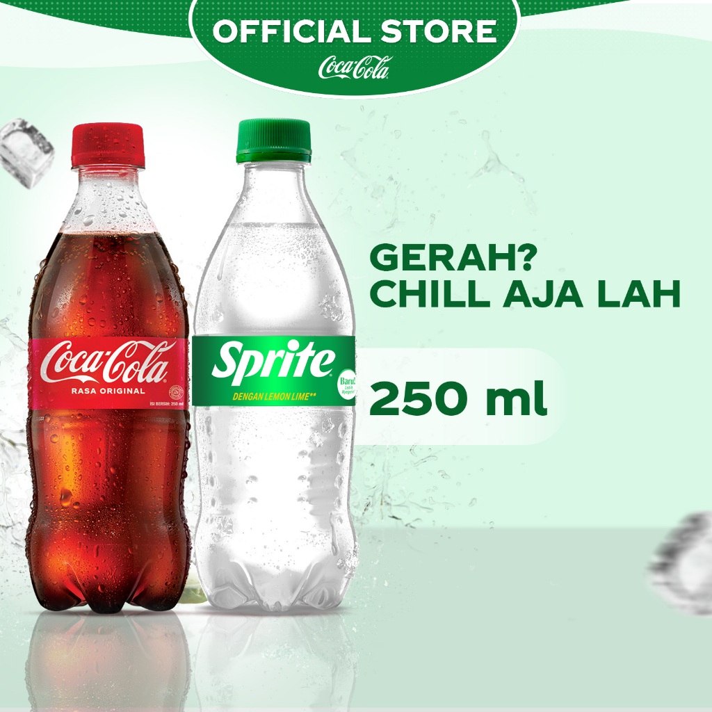 

[Bundling] Coca-Cola Botol 250ml + Sprite Botol 250ml