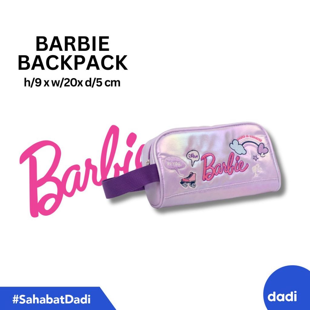 

Dadi - Barbie Metallic Purple Pencil Case - Tempat Pensil/Alat Tulis