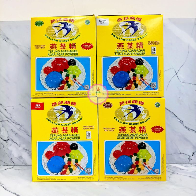 

Agar Swallow Globe Brand all variant 7grx12pcs box
