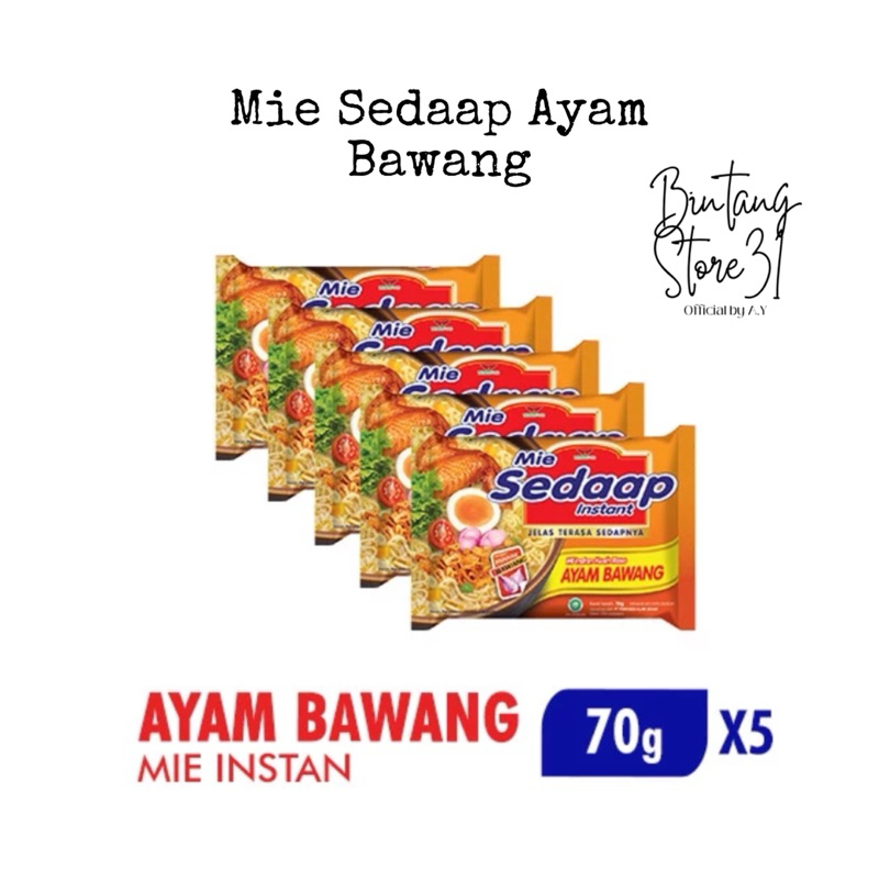 

Sedaap Mie Instan Kuah isi 5pcs