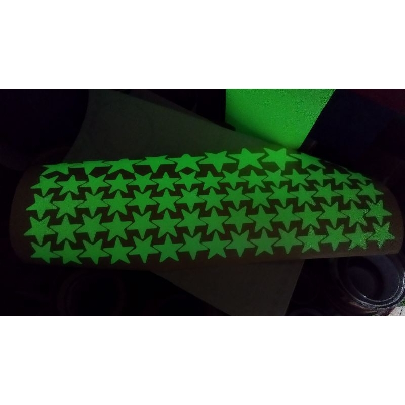 

sticker glow in the dark bintang