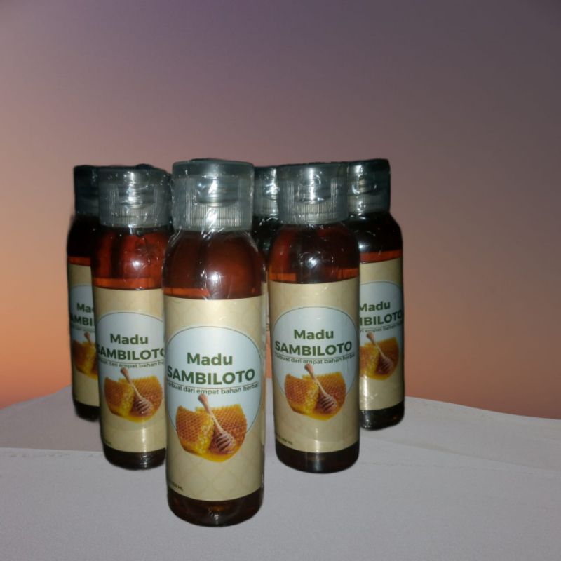 

Madu SAMBILOTO 100 Ml 60 ml Madu Herbal Alami Original Produk Rumahan