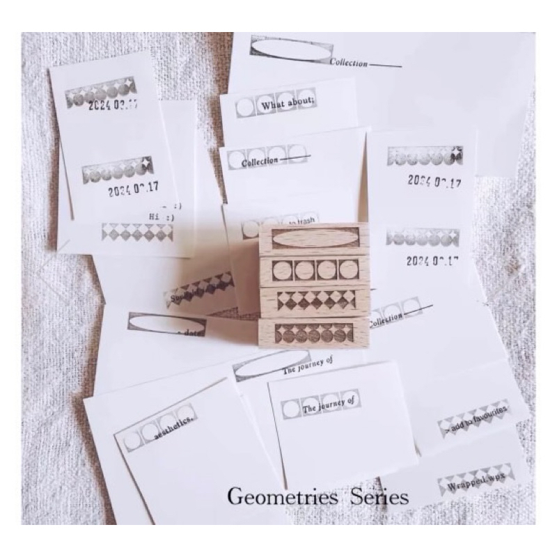 

Penny Fei Geometric Series Rubber Stamp