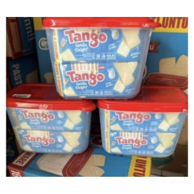 

Tango rasa vanila isi 20pcs kemasan toples cantik