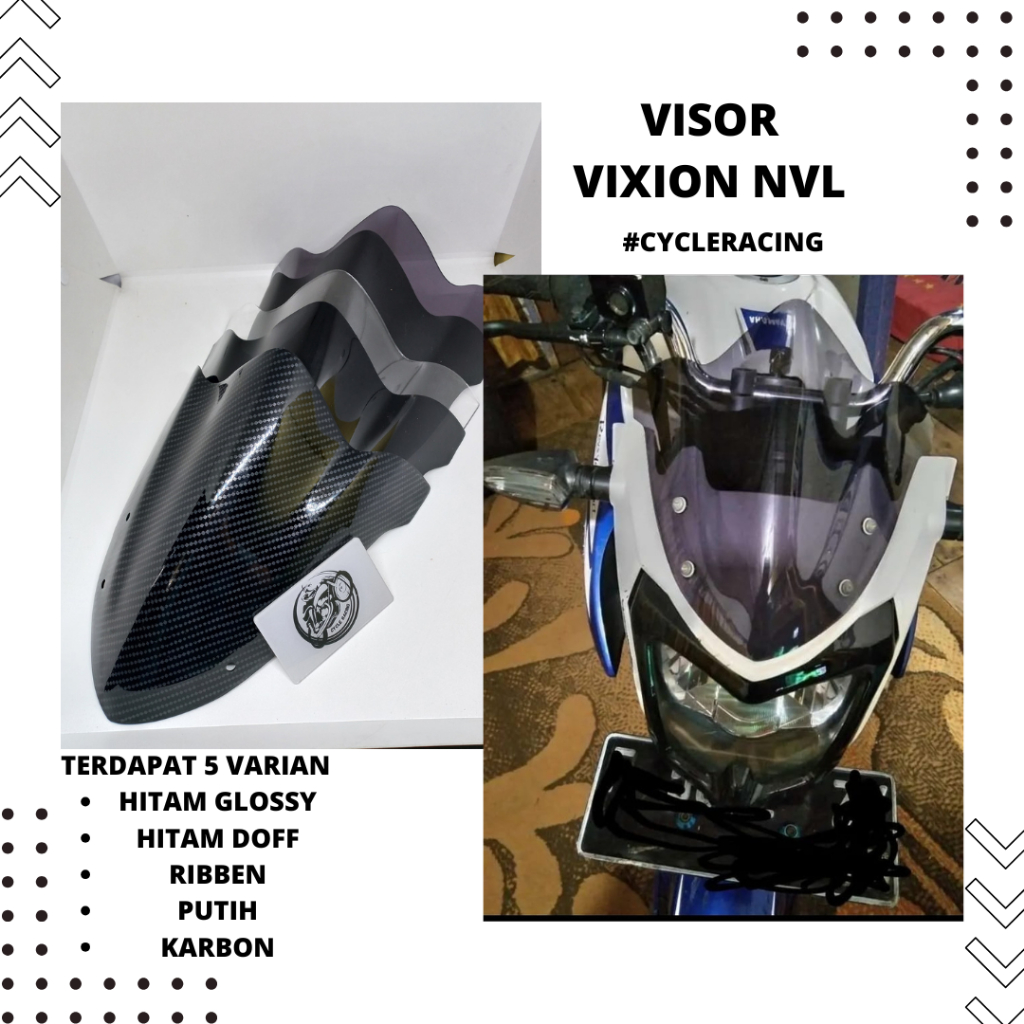 Visor vixion new vixion lightning nvl visor vixion nvl tebal 2013