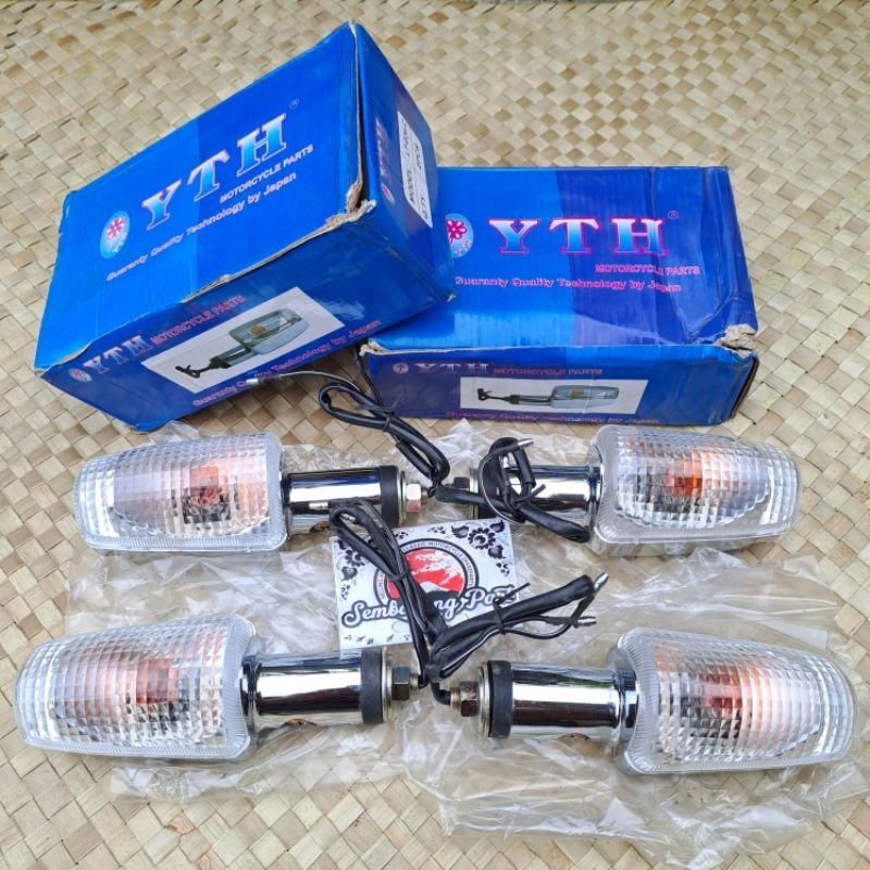 LAMPU SEN SEIN RETING ASSY KOMPLIT HONDA TIGER LAMA OLD TIGER2000 MEGAPRO NOS IMPORT