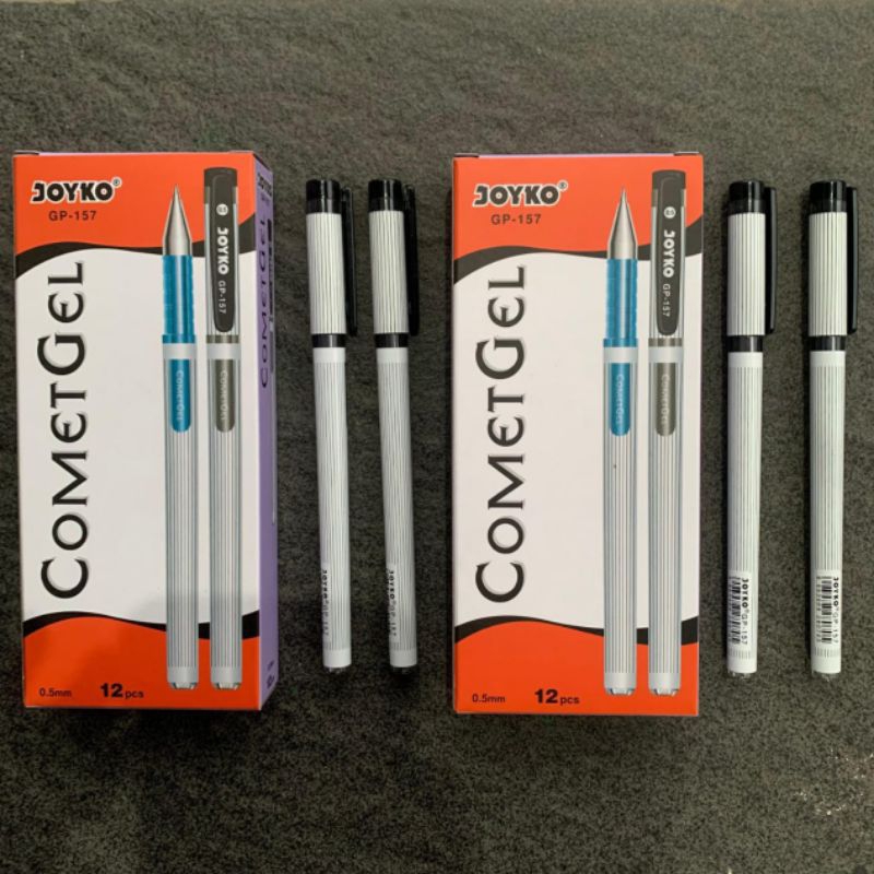 

Pulpen Gel Pen Joyko Comet Gel GP-157 0.5mm ( 12 pcs ) [ Original ]