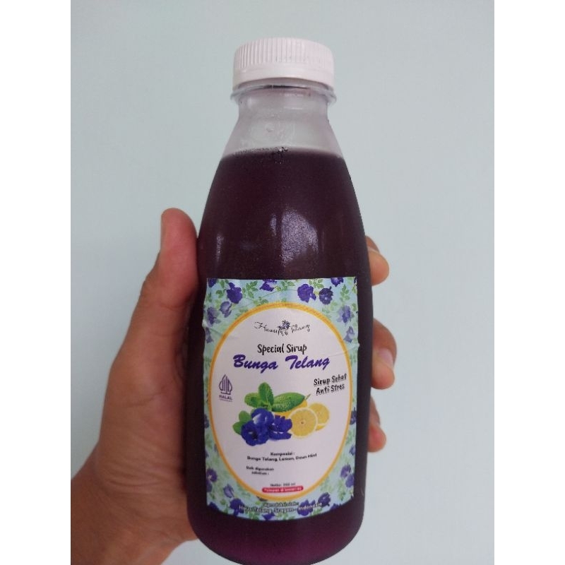 

Special Sirup Bunga Telang Lemon Siyrup Rempah Butterfly Pea Flower Tanpa Pengawet Tanpa Pemanis Buatan HerbSyrup Lemon Tea Telang Mint