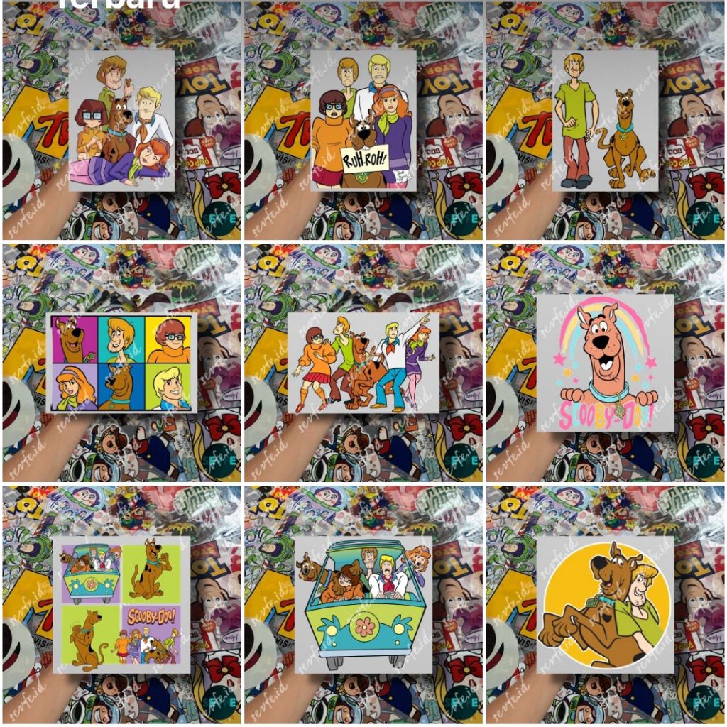 

Stiker DTF Sablon Setrika Sablon Stiker SCOOBY DOO
