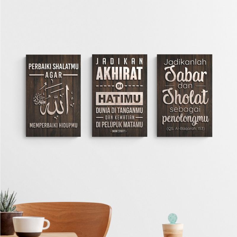 Hiasan Dinding Quotes Islami Poster Motivasi Walldecor Pajangan Rumah Quotes Quotes Motivasi Islami