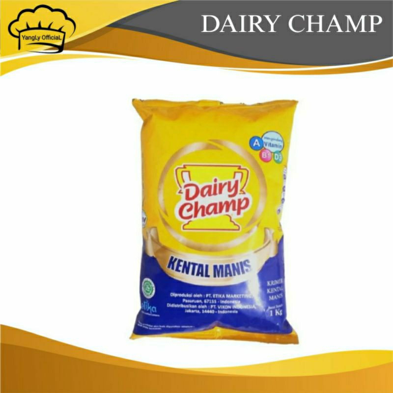 

Susu DAIRY CHAMP Kaleng Kemasan 1kg