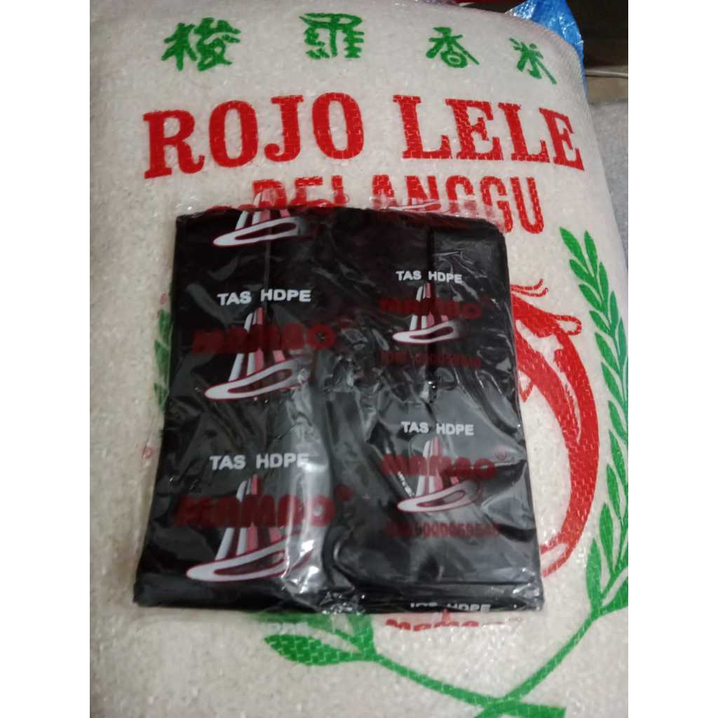 Kantong Plastik Mambo Merah Hitam Kecil