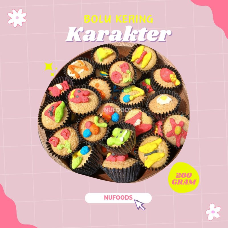 

KUE KERING KARAKTER / BOLU KERING JADUL KARAKTER 200GR