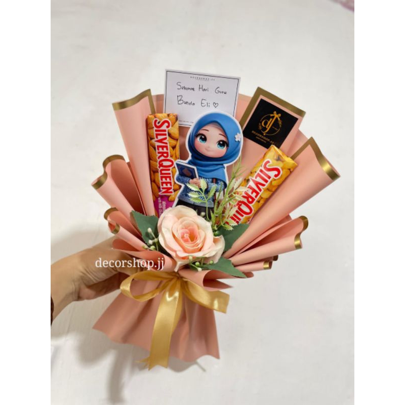 

buket hari guru buket bunga buket snack buket coklat gift hadiah hampers hari guru teachers day teacher Hari ibu