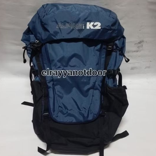 TAS GUNUNG/HIKING/OUTDOOR K2 ALPINE LAB BACKPACK NAVY/BLACK