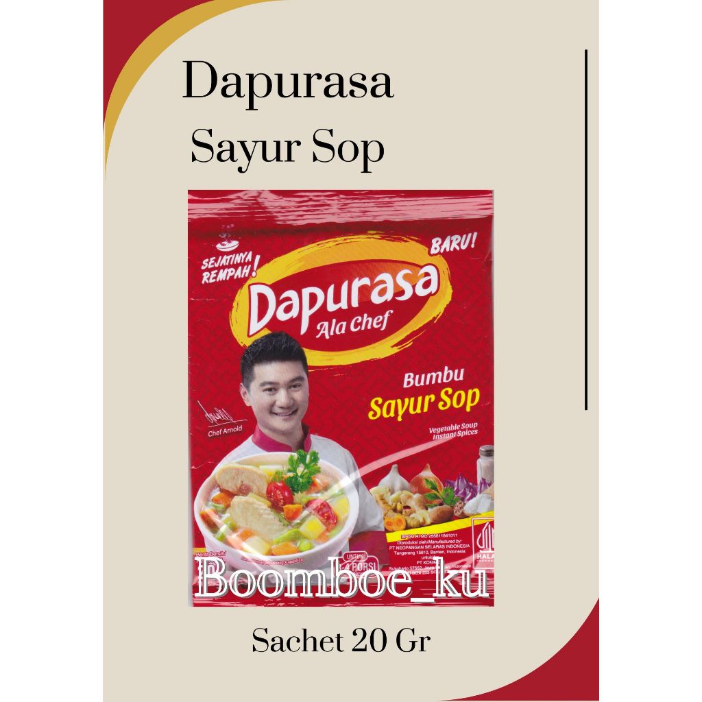 

Dapurasa Ala Chef Bumbu Sayur Sop 20Gr