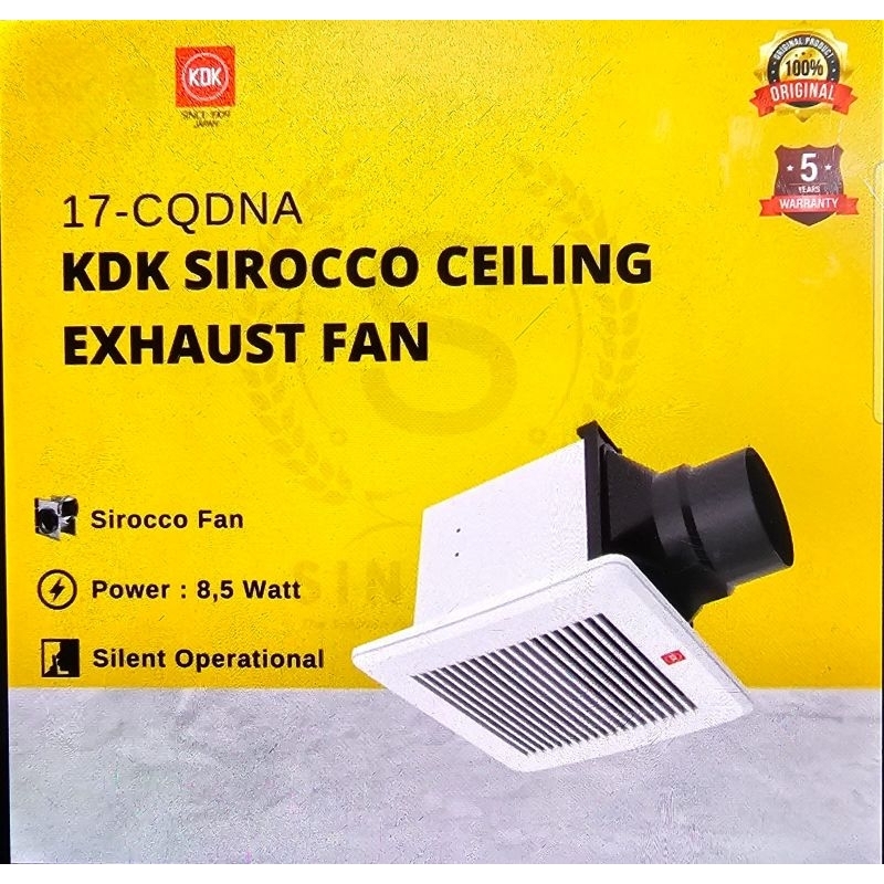 KDK CEILLING FAN PLAFON SIROCCO 17 CDQN