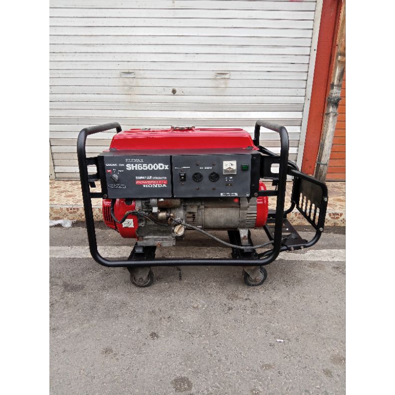 Mesin GENSET HONDA ELEMAX SH6500Dx/6000Watt Electrik stater