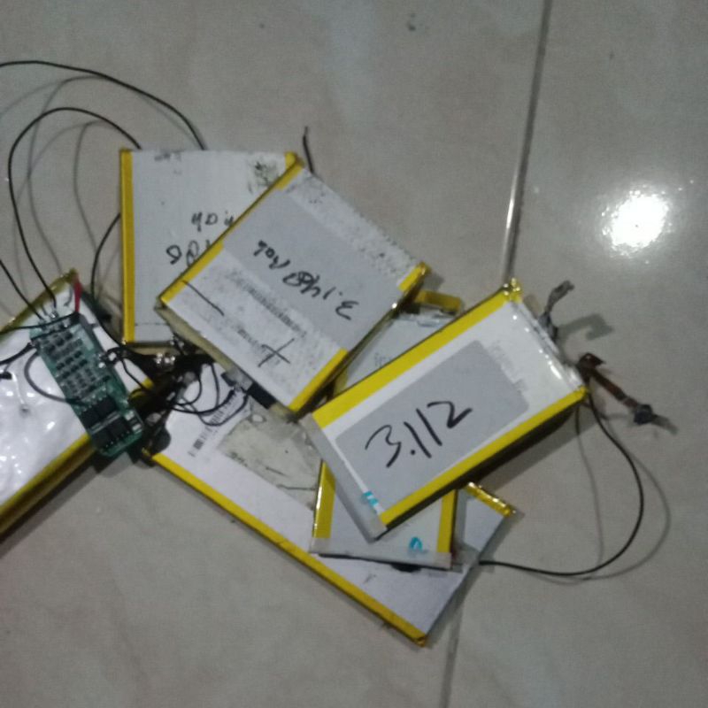 BATERAI BEKAS LAPTOP/POWER BANK REAL MAH POLYMER