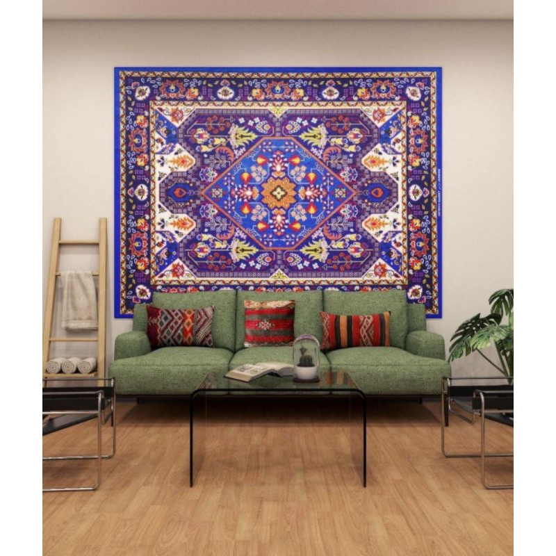 Karpet Lantai Permadani Jumbo 205x240 Cm | Karpet Jumbo Ostrich Permadani Motif Batik Varsa Kualitas