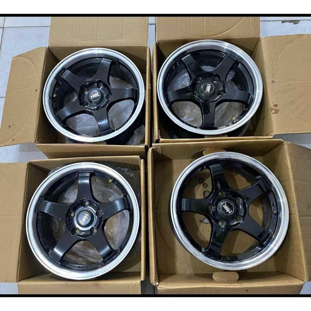 VELG MOBIL BEKAS HSR JUDAN HSR R15 X7 5X114 ET35 VELG UNTUK MOBIL ERTIGA INNOVA TERIOS RUSH L300 APV