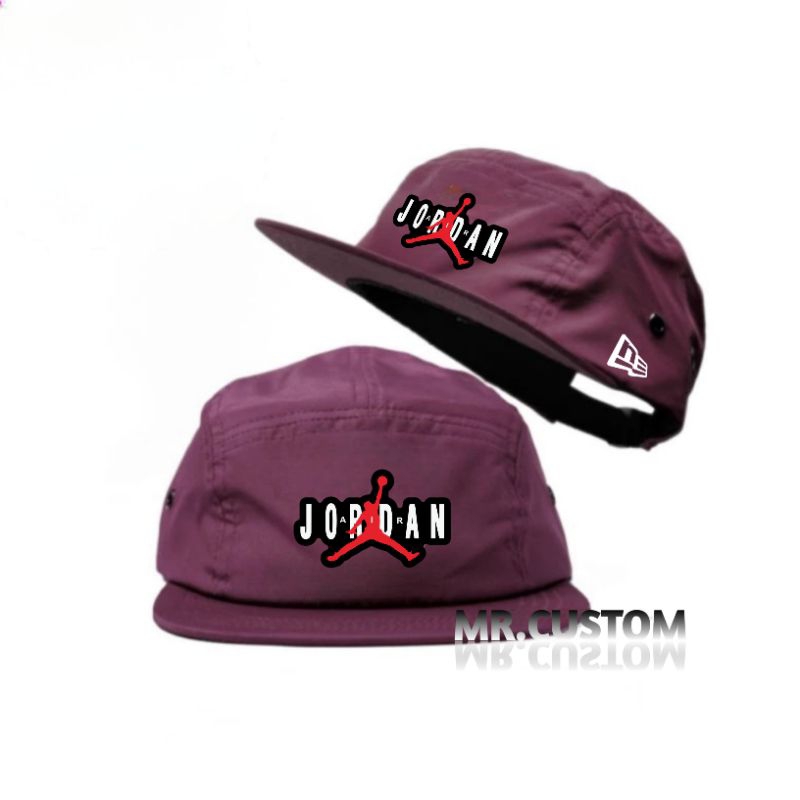 Topi 5 Panel Casual Sporty Jordan / Five Panel New Era/ Atasan Pria Wanita Dewasa