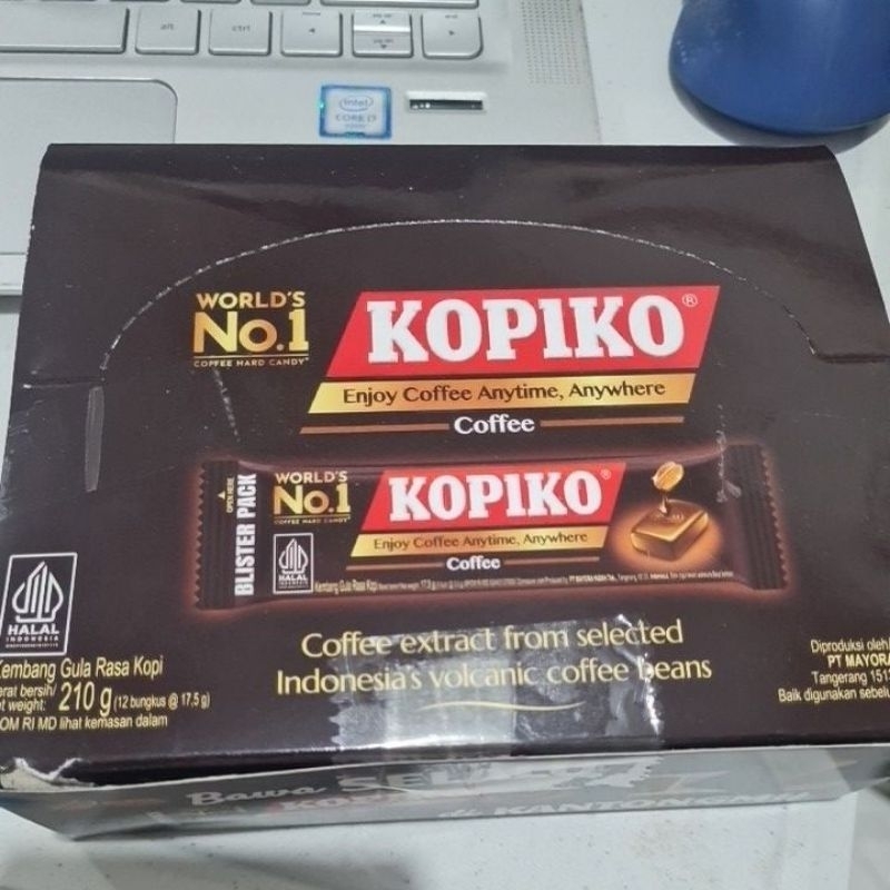 

kopiko coffee candy blister box isi 12pcs