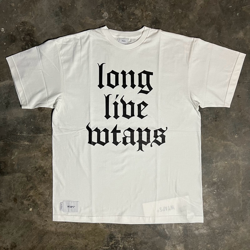 WTAPS Long Live T-Shirt White - Original 100%