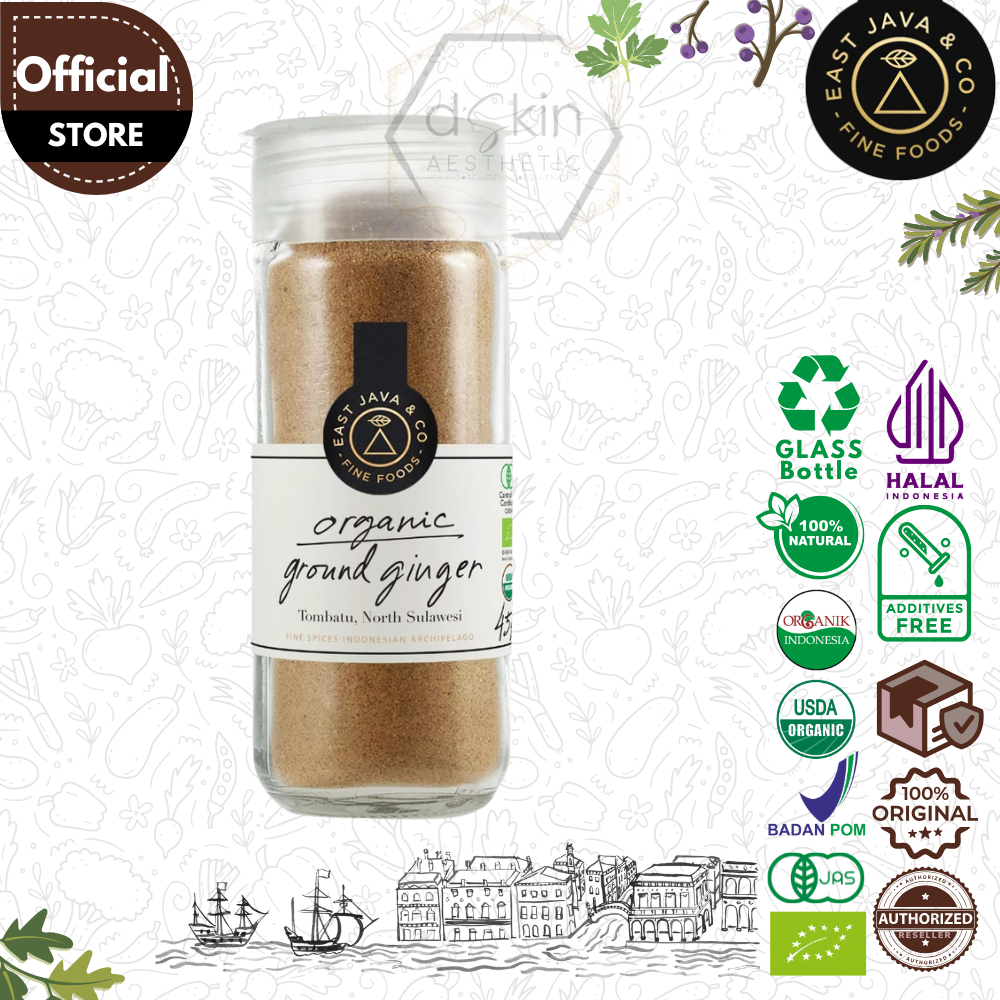 

East Java & Co Organic Ground Ginger - 45g (Jahe Bubuk Organik)