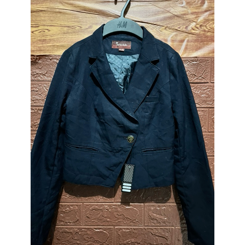 Jas Blazer anak Brand IVY club hitam usia 5 ke 6 tahun