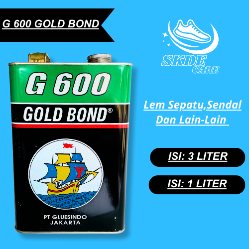 

LEM G 600 GOLD BOND-Lem Sepatu, Lem Sendal Dan Lain-Lain isi:1KG-3KG