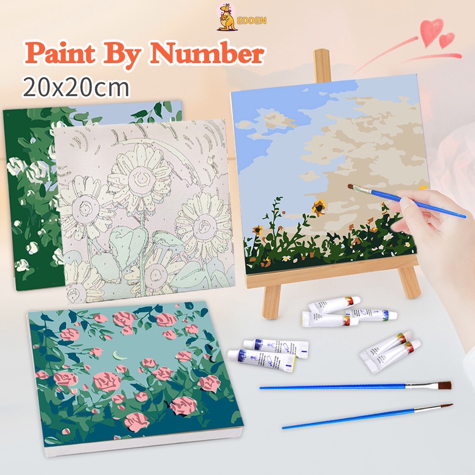 

Diskon Ngetrends Edden Paint by number kit 2x2cm Painting kit Diy digital painting Kanvas painting aesthetic