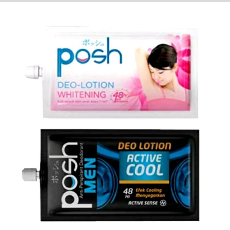 posh sachet/posh deo lotion/posh deodorant