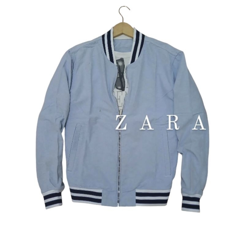 Jaket casual bomber pria keren ZARA MAN second murah