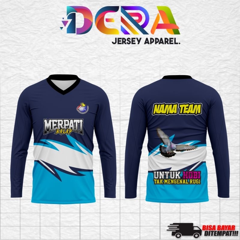Jersey Merpati Balap Team Costum Desain