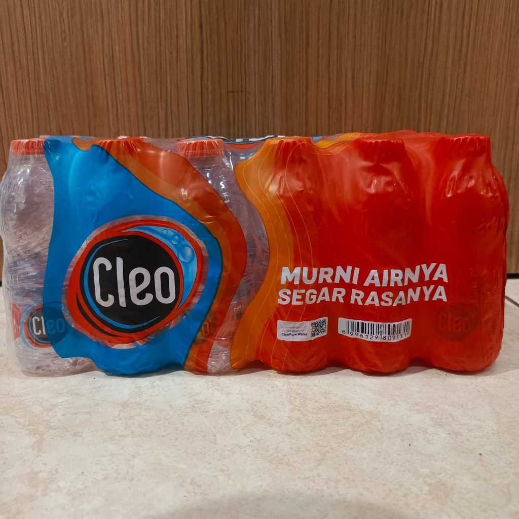 

cleo botol mini kemasan 220ml TERMURAH 1pack 24pcs air mineral botol kecil