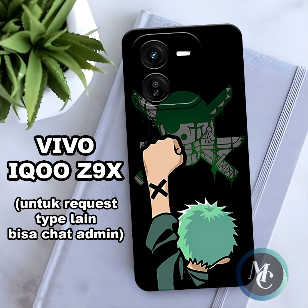 CC6/ Softcase karet lentur untuk VIvo IQOO Z9X/Motif karakter anime one piece/case VIvo IQOO Z9X/kes