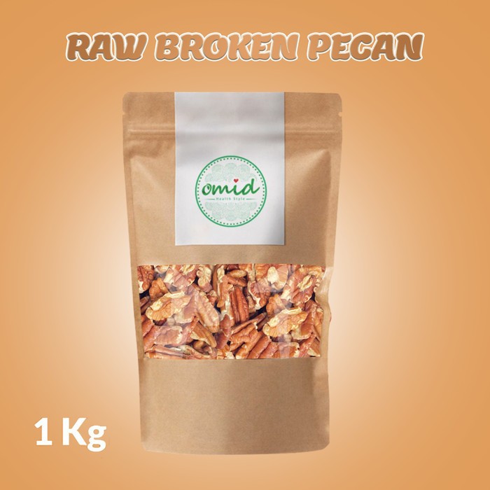 

Broken Pecan Nut Raw | Kacang Pecan Pecah Mentah | 100gr