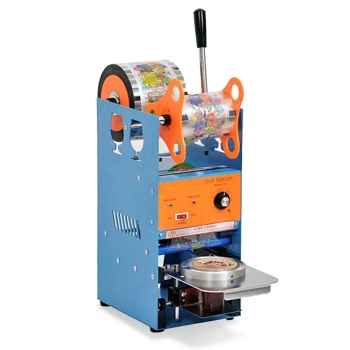 Omicko C37 Sealing Machine Mesin Cup Sealer Press Gelas Plastik Max gelas Ukuran 22 Oz