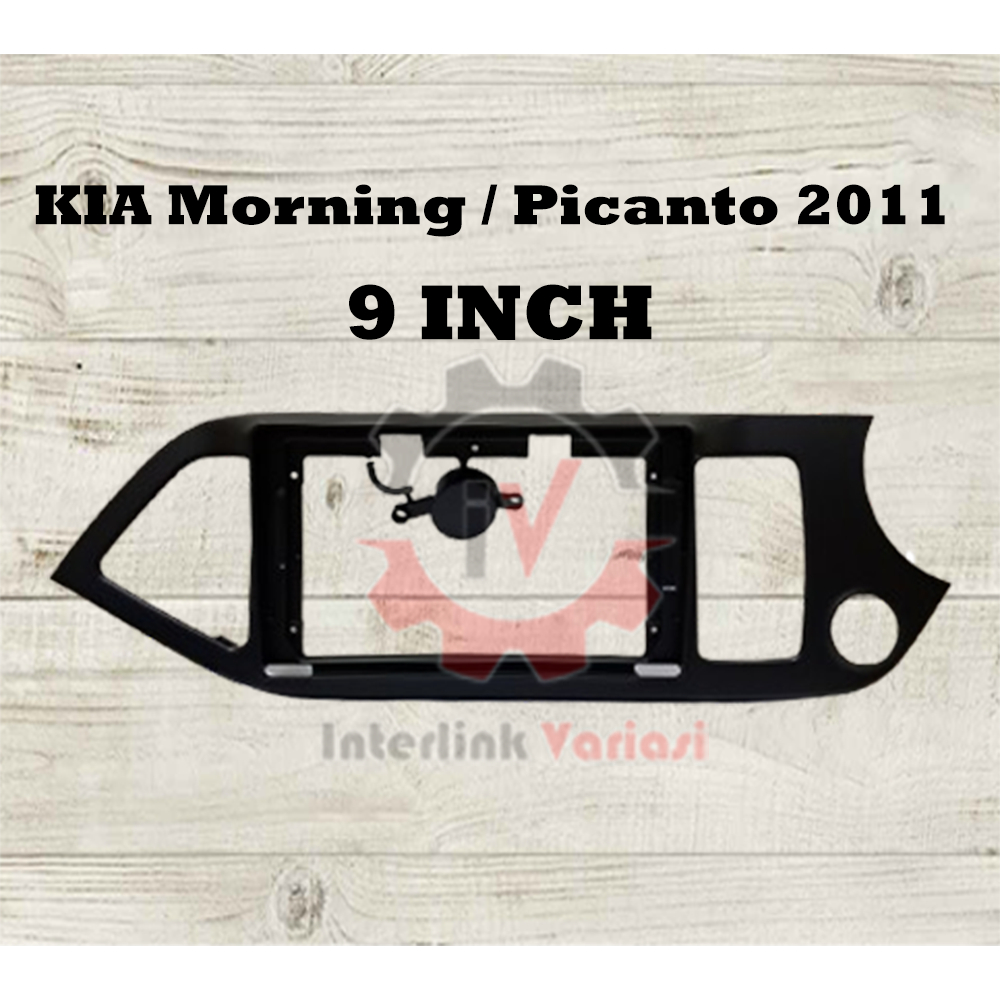 Frame head unit android KIA Picanto Morning 2011 9 inch