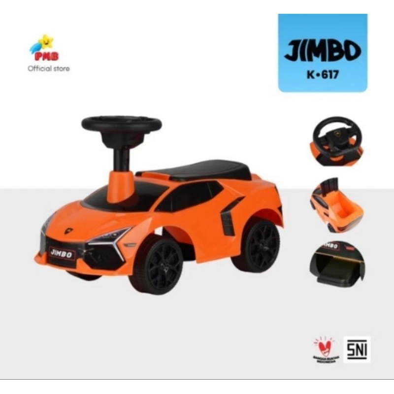 Mainan Mobil Anak Ride On Tolocar Jimbo K 617 PMB
